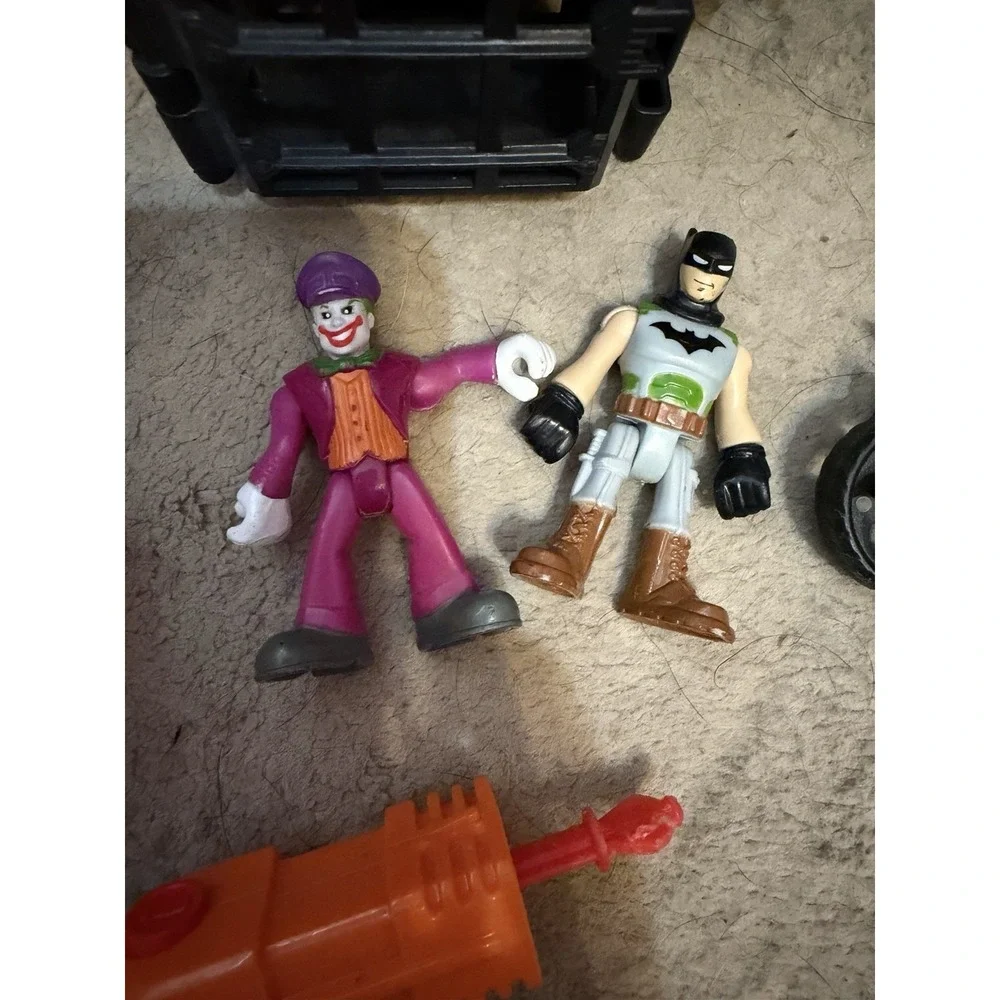 Imaginext DC‎ Super Friends Batman Joker Vehicle Lot Batwing Joker Steam